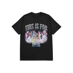 TWICE This Is For Twice One In A Million Black Graphic T-Shirt K-Pop